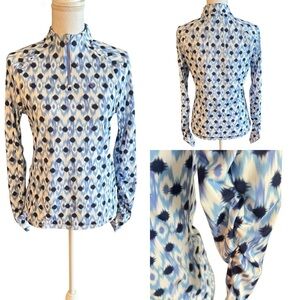 G/FORE Women’s 1/4 zip Long Sleeve Dri Fit Shirt Top MEDIUM Like New Never Worn